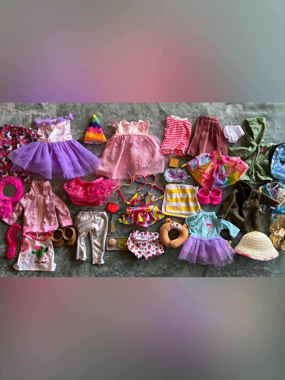 18" & 14” Doll clothes dresses accessories fits American Girl OG Battat Etc